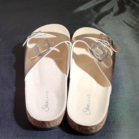 BRAND NEW SHOE LAND VIVIANA ROSE GOLD SANDAL - Picture 6 of 15